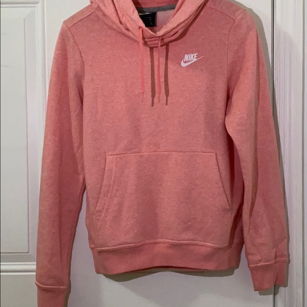 Nike pink hoodie.